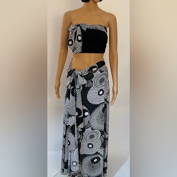 8-way Resort/Beach Wear 4-pc Wrap Ballerina Skirt Set - Picture 7 of 10